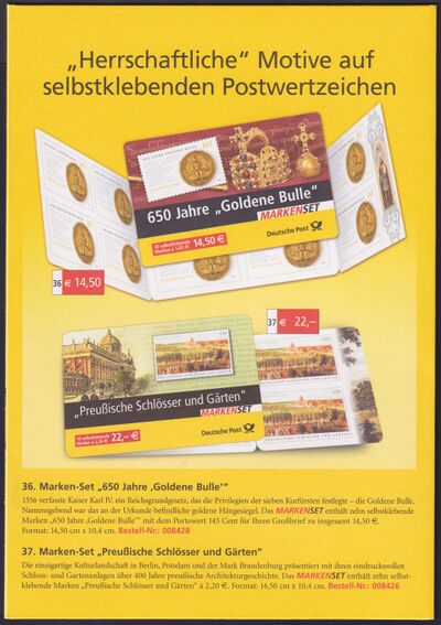 Bund MH 59 und 62 - Werbung Versandstelle (Din C5)