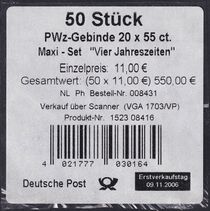 VPA für 50 Stück (Type III)