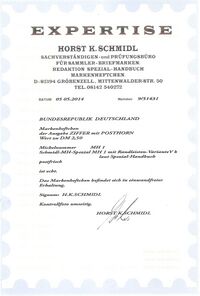 Schmidl Expertise 2014