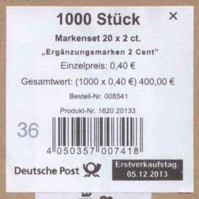 VPA für 1000 Stück - Type II