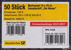 VPA für 50 Stück - Type I
