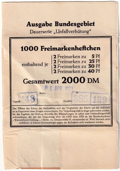 VPA für 1000 Stück