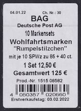 VPA für 10 Stück (BAG)