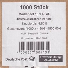 VPA für 1000 Stück