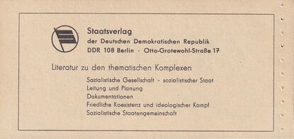 Zwischenblatt 2 Rückseite