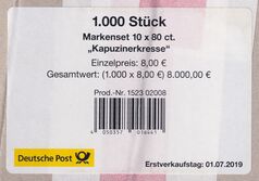 VPA für 1000 Stück