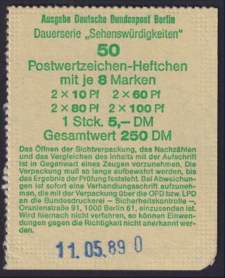 Blisterdeckel Berlin MH 15