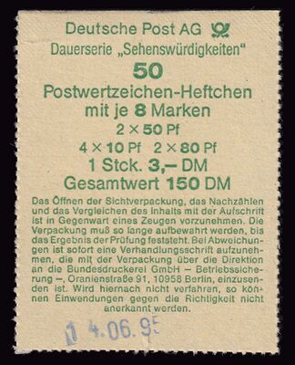 Blisterdeckel für Bund MH 29 b