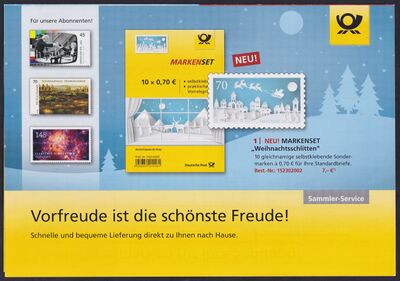 Bund FB 80 - Werbung Versandstelle