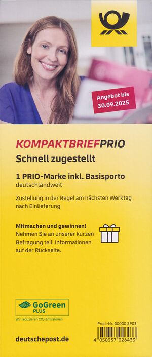 Prio Flyer Kompaktbrief vorne