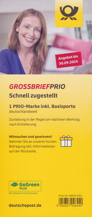 Prio Flyer Grossbrief vorne