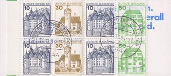 Bund MH 22 II ad K2 gestempelt